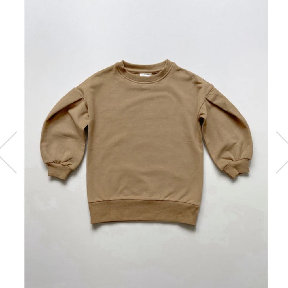 The Simple Folk Oversized Fleece Dress in Camel
